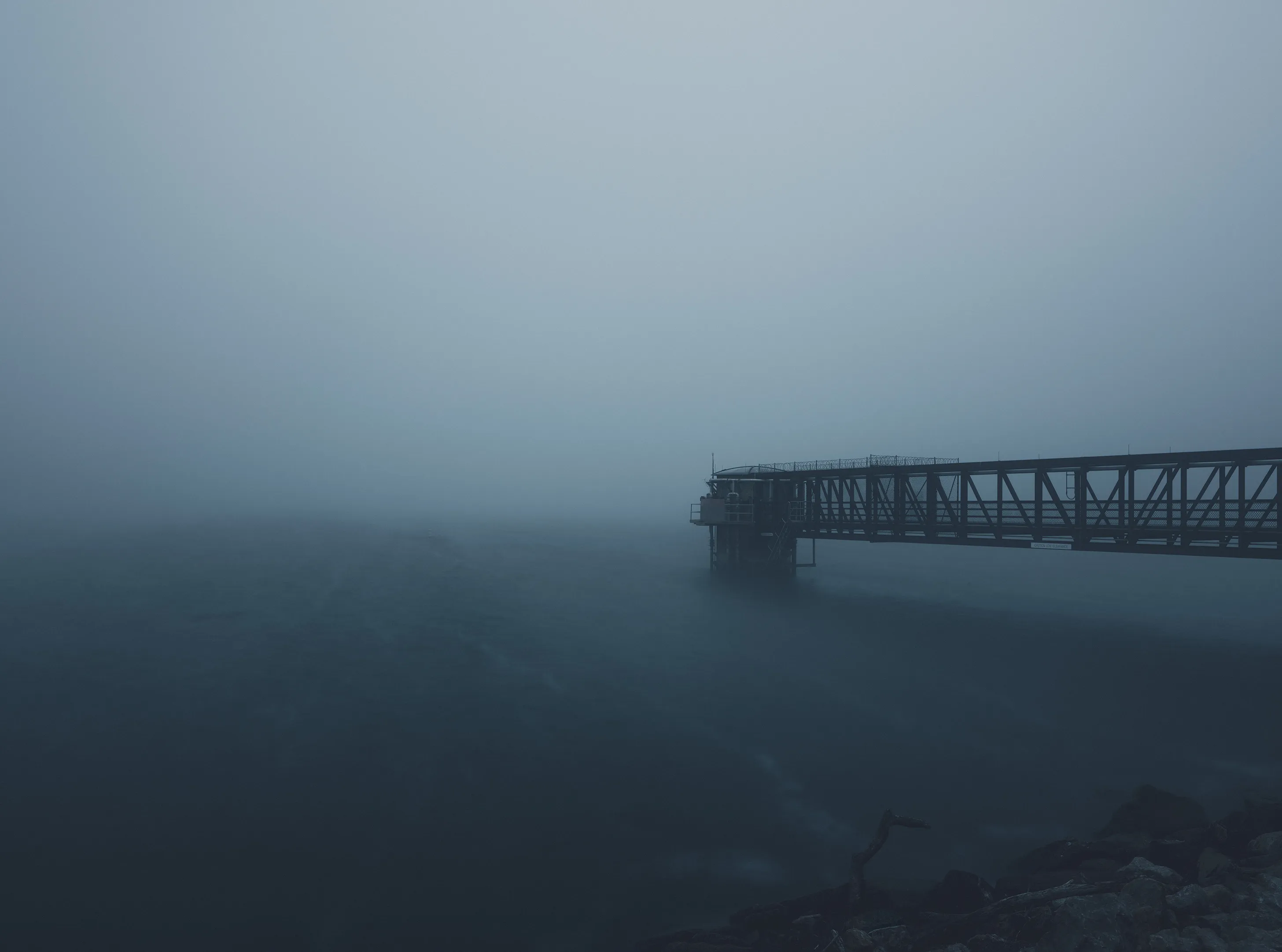 Foggy Morning at the Lake — Lake Hefner - Oklahoma