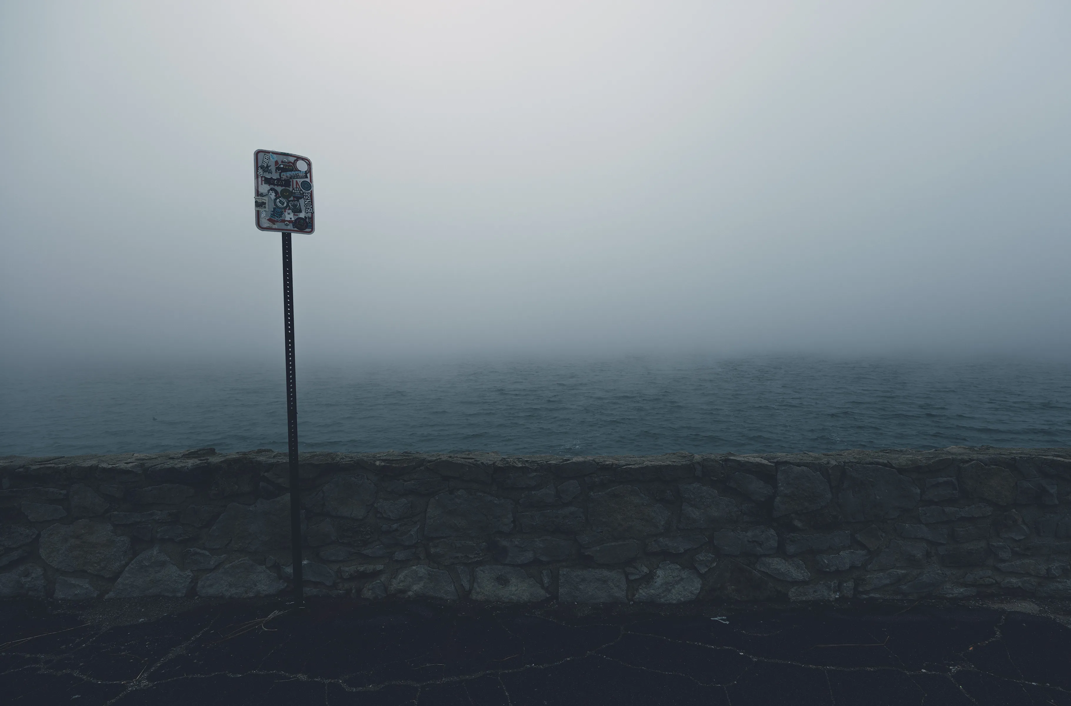 Foggy Morning at the Lake — Lake Hefner - Oklahoma