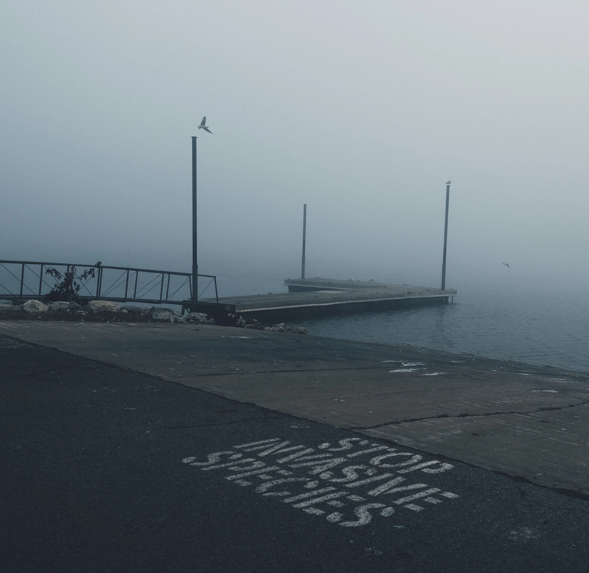 Foggy Morning at the Lake — Lake Hefner - Oklahoma