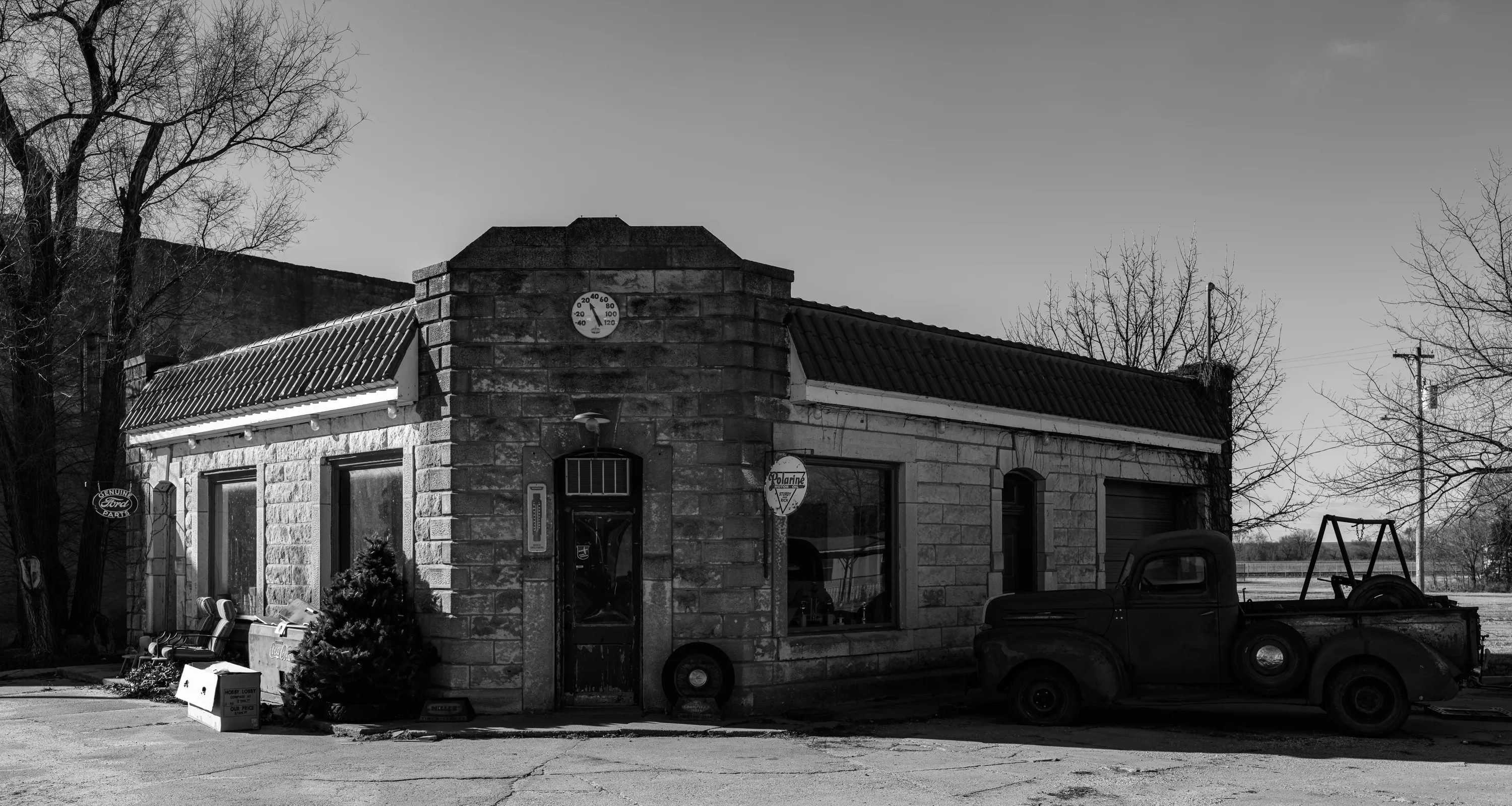 Kansas Winter Drive — Strong City, Kansas