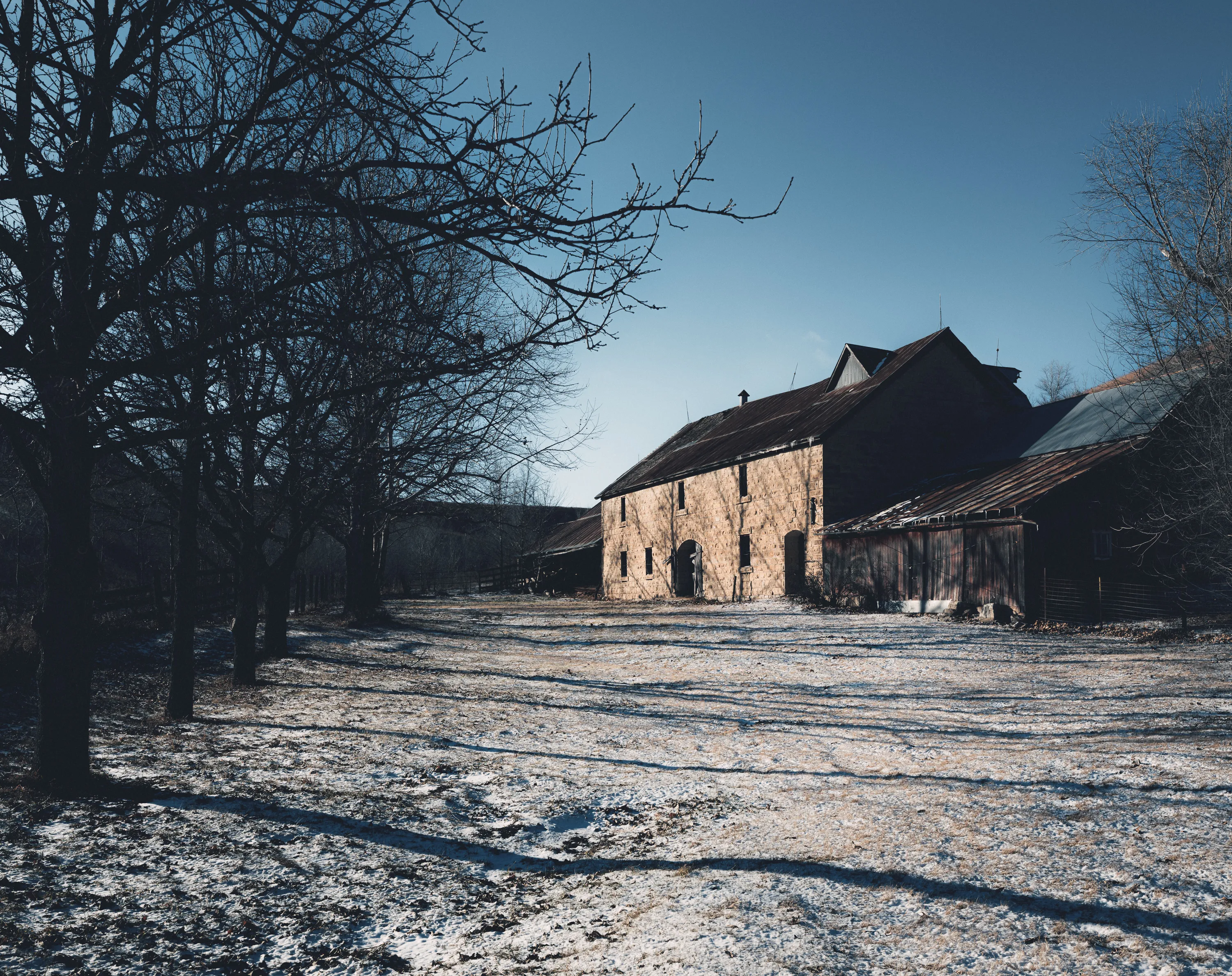 Kansas Winter Drive — Unknown - The Flint Hills of Kansas