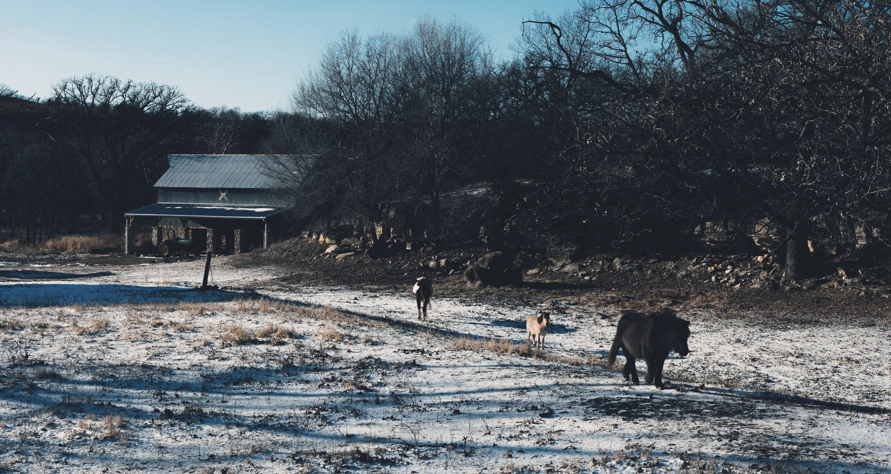 Kansas Winter Drive — Unknown - The Flint Hills of Kansas