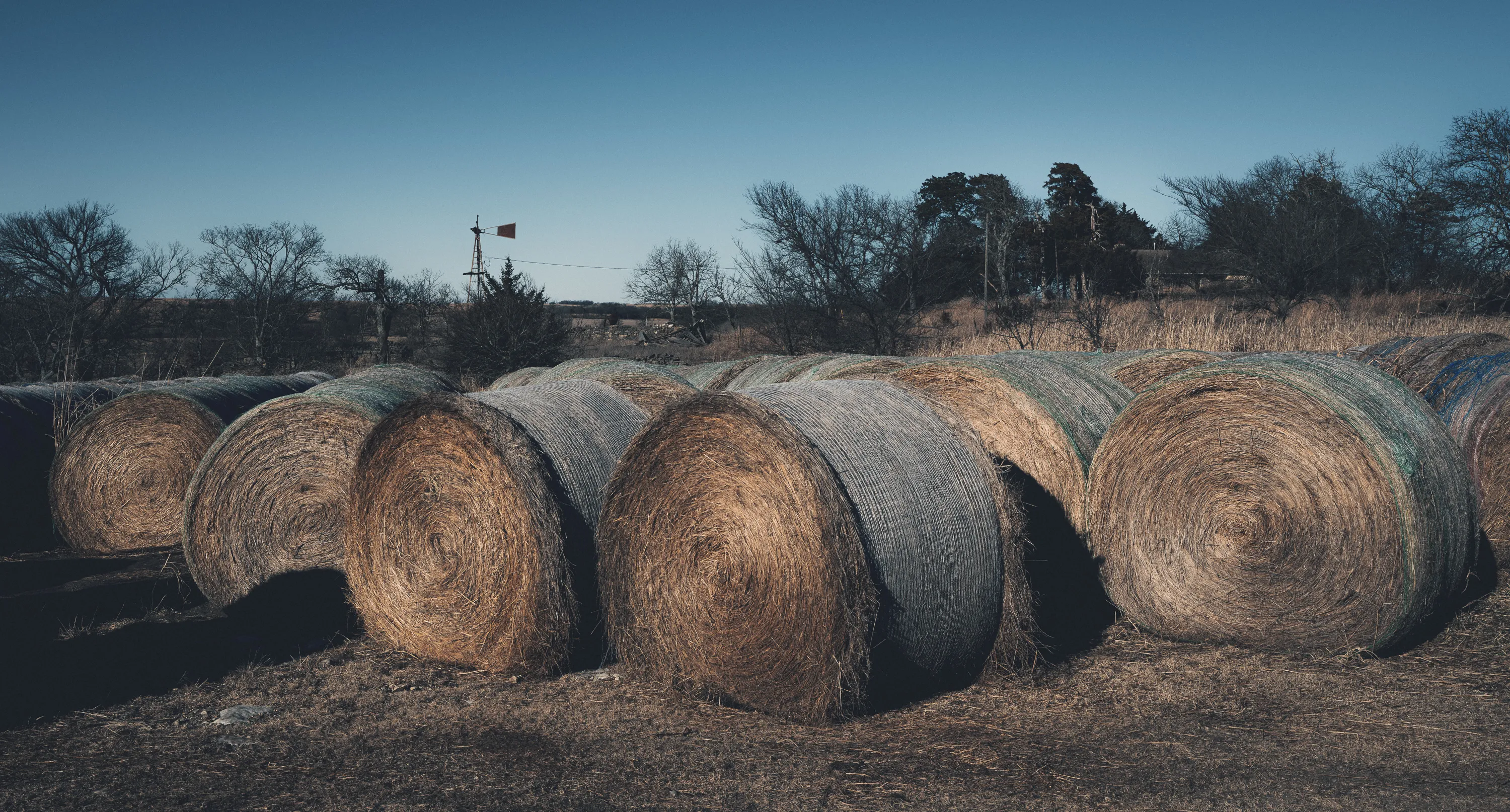 Kansas Winter Drive — Unknown - The Flint Hills of Kansas