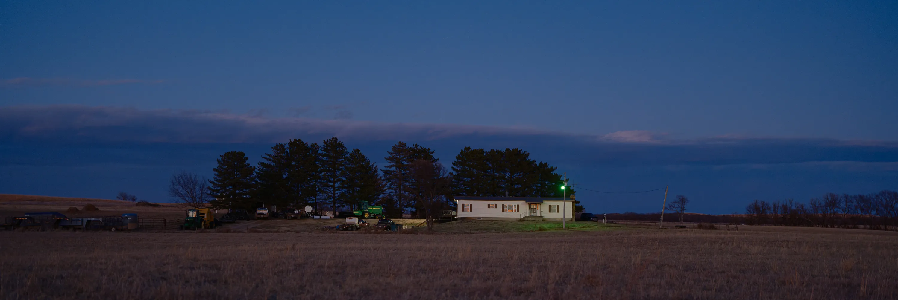 Kansas Winter Drive — Unknown - The Flint Hills of Kansas