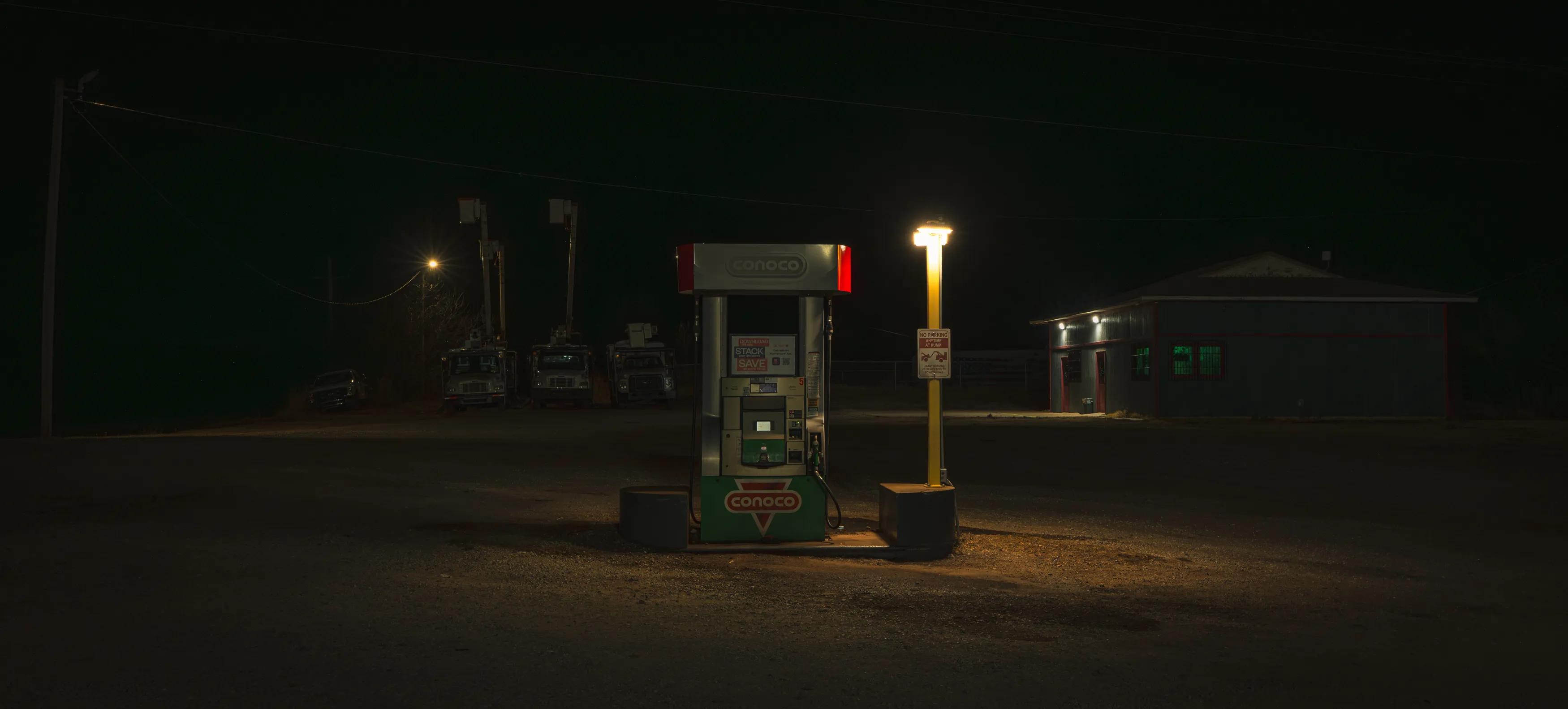 Route 66 Neon Nights — Luther, Chandler, Stroud - Oklahoma