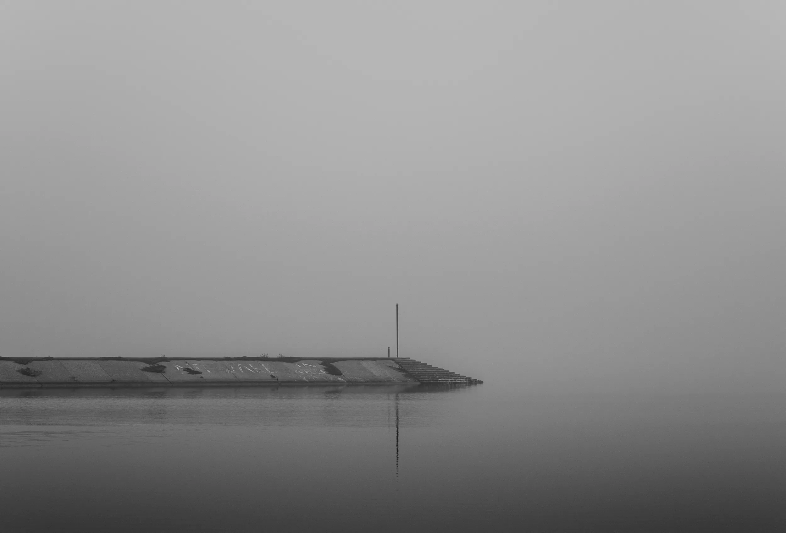 Lake Hefner Fog — Lake Hefner, Oklahoma City