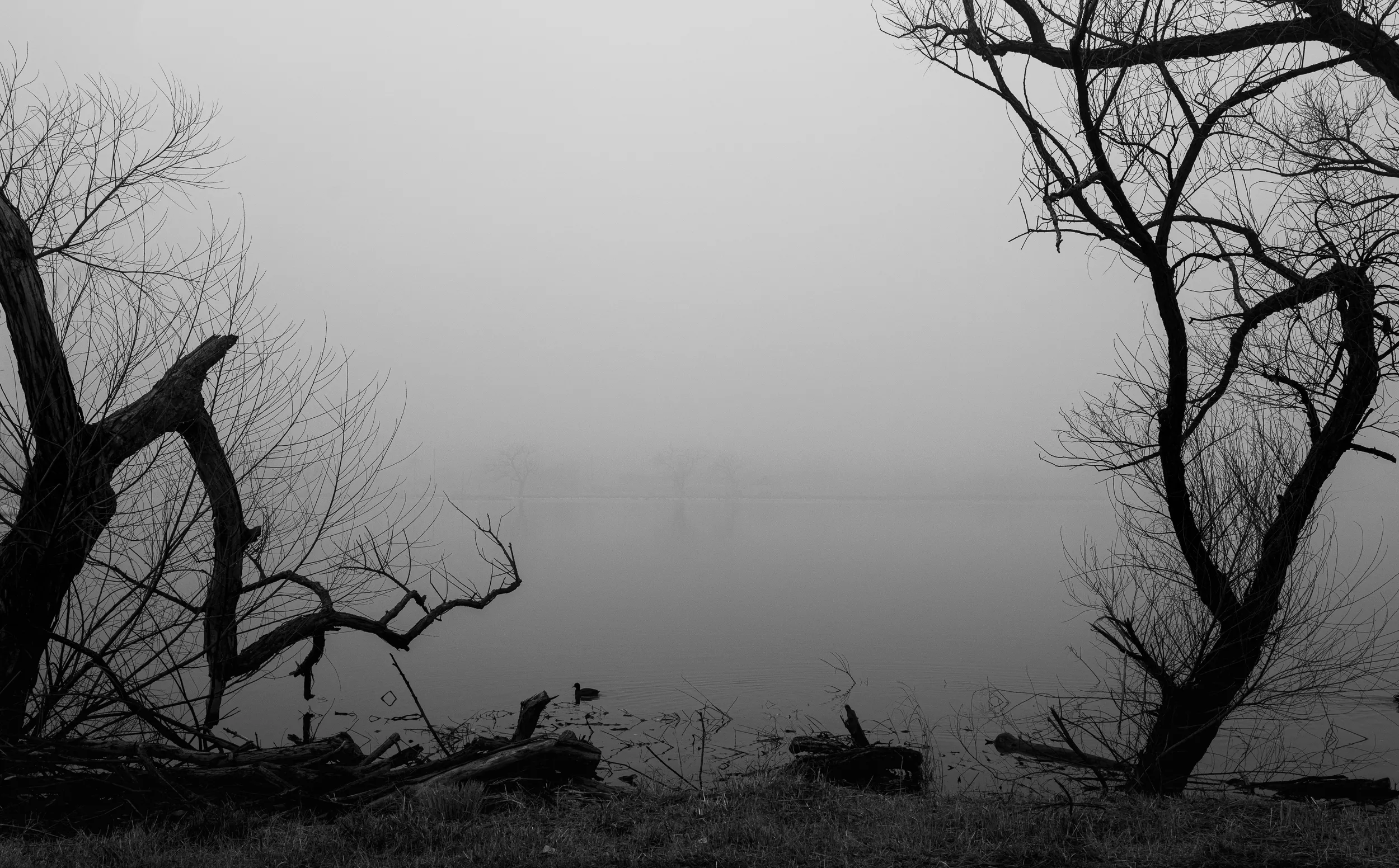 Lake Hefner Fog — Lake Hefner, Oklahoma City