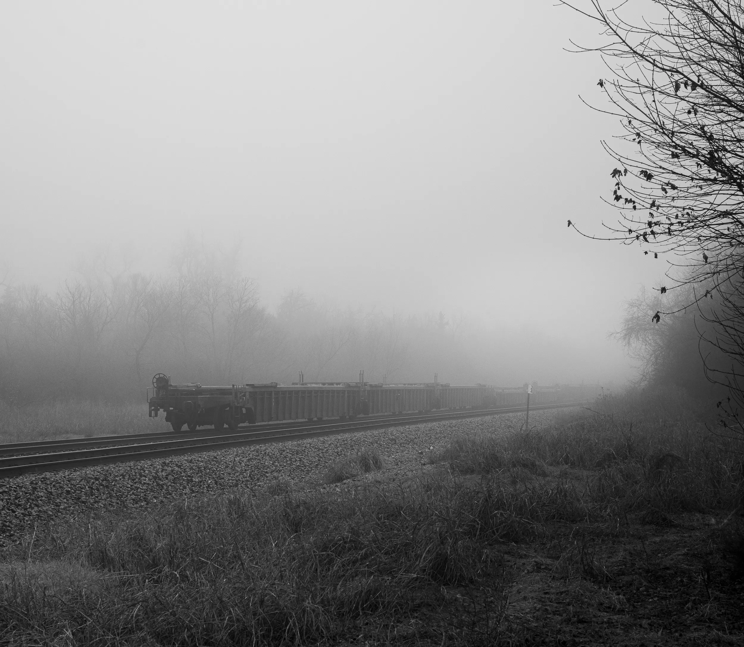 Lake Hefner Fog — Lake Hefner, Oklahoma City