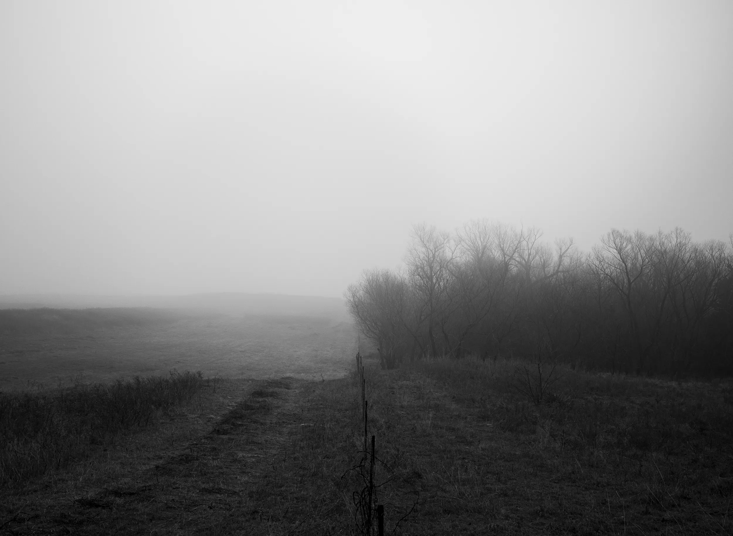 Lake Hefner Fog — Lake Hefner, Oklahoma City
