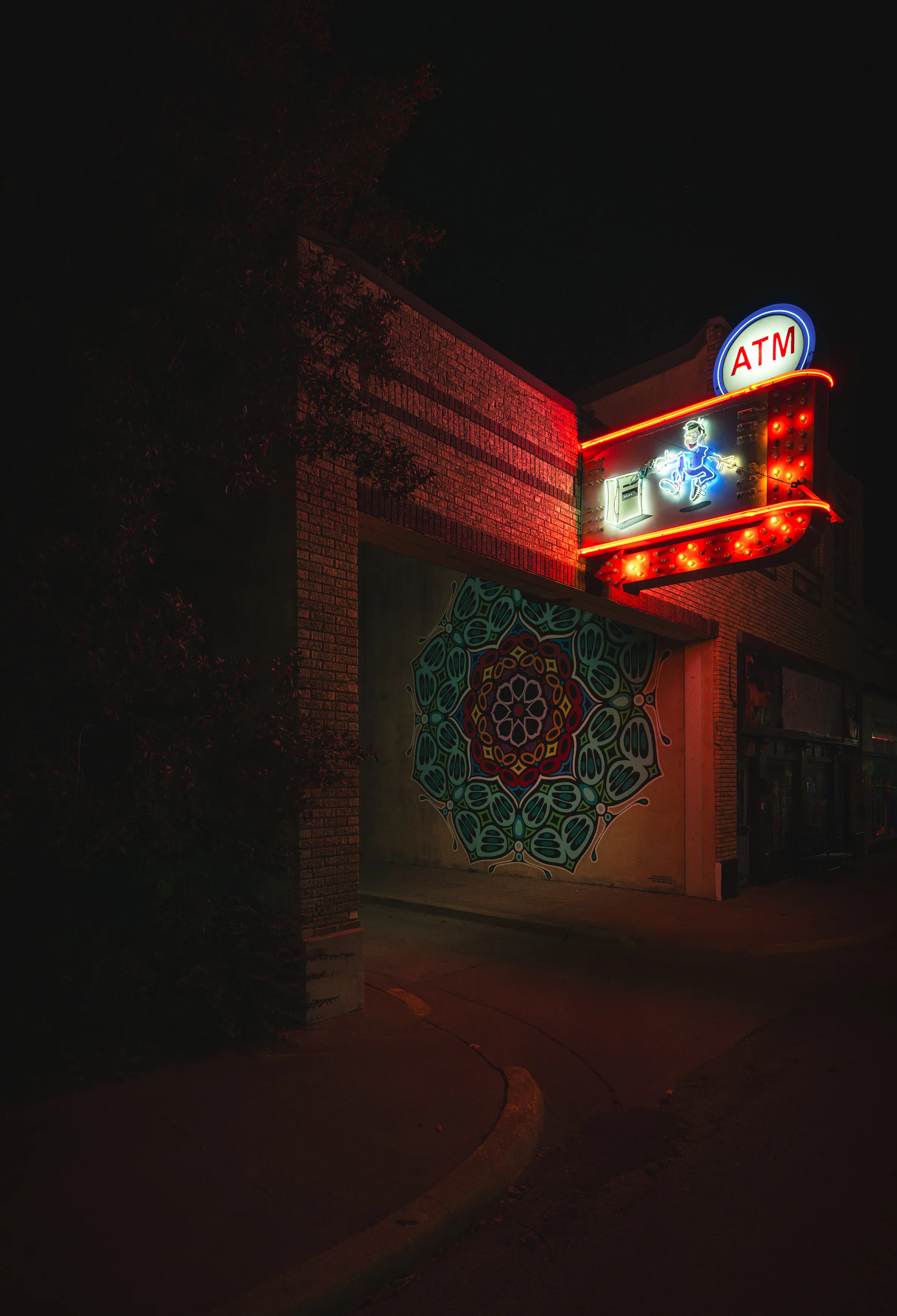Route 66 Neon Nights — Luther, Chandler, Stroud - Oklahoma