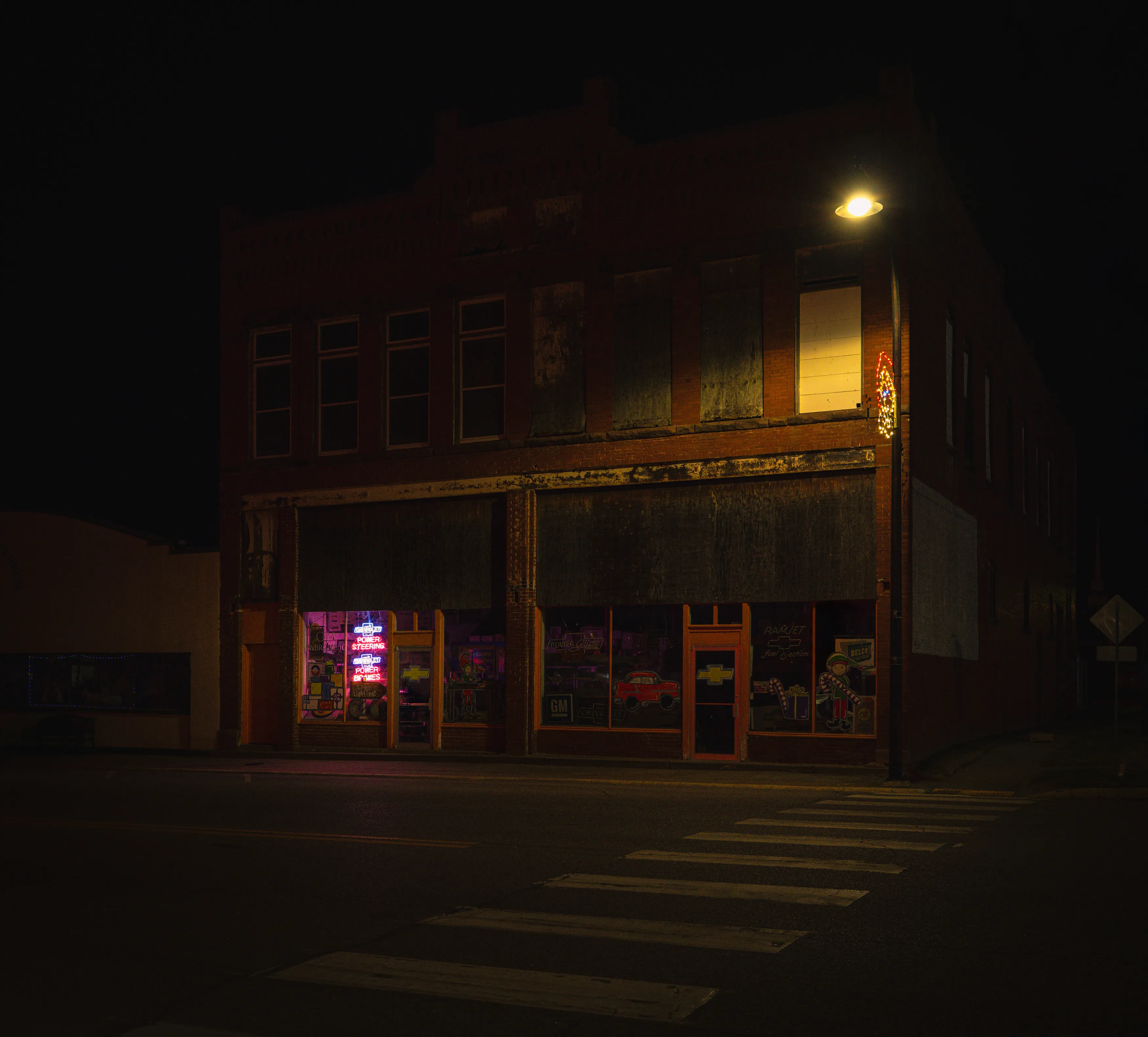 Route 66 Neon Nights — Luther, Chandler, Stroud - Oklahoma