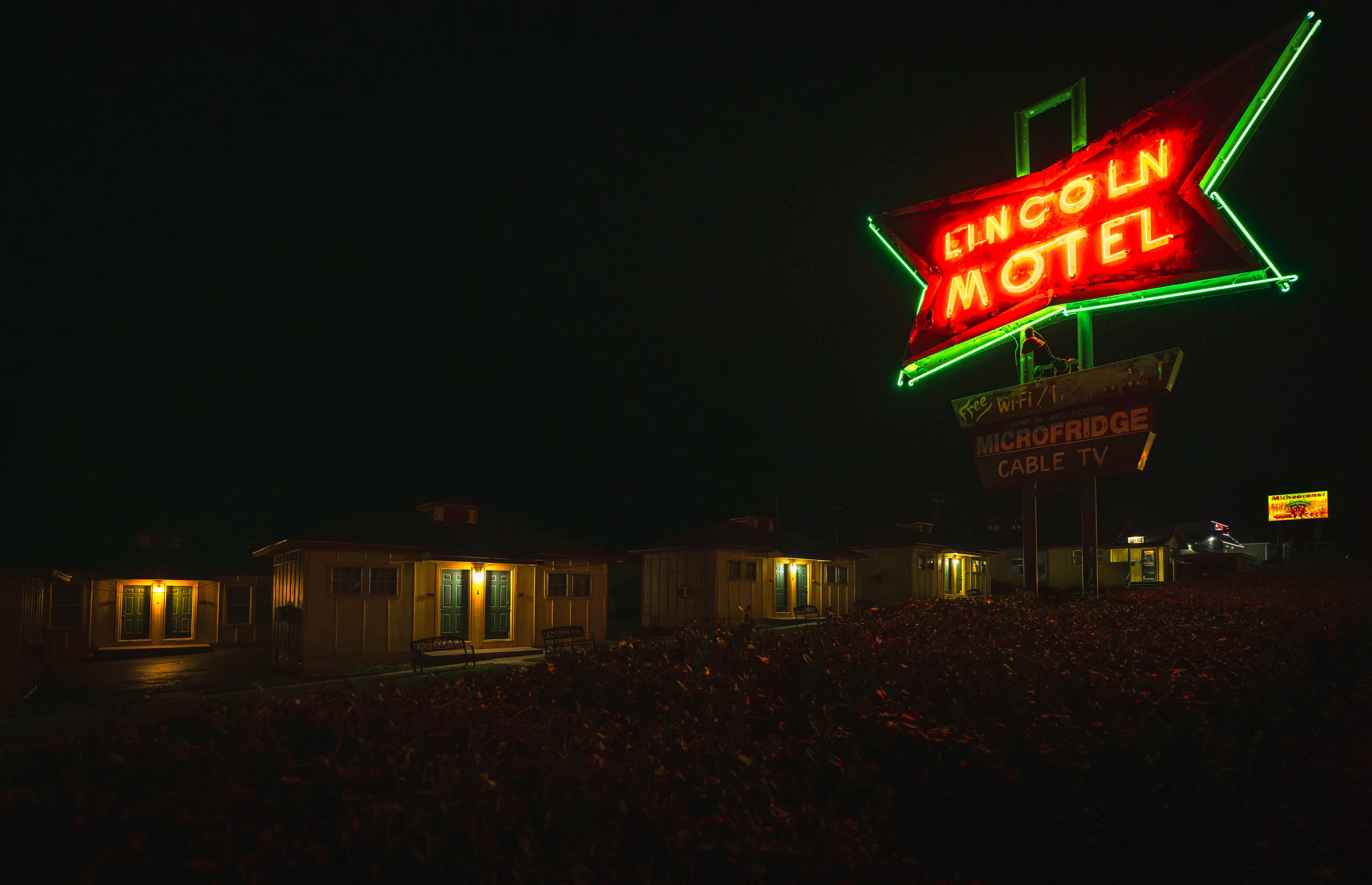 Route 66 Neon Nights — Luther, Chandler, Stroud - Oklahoma