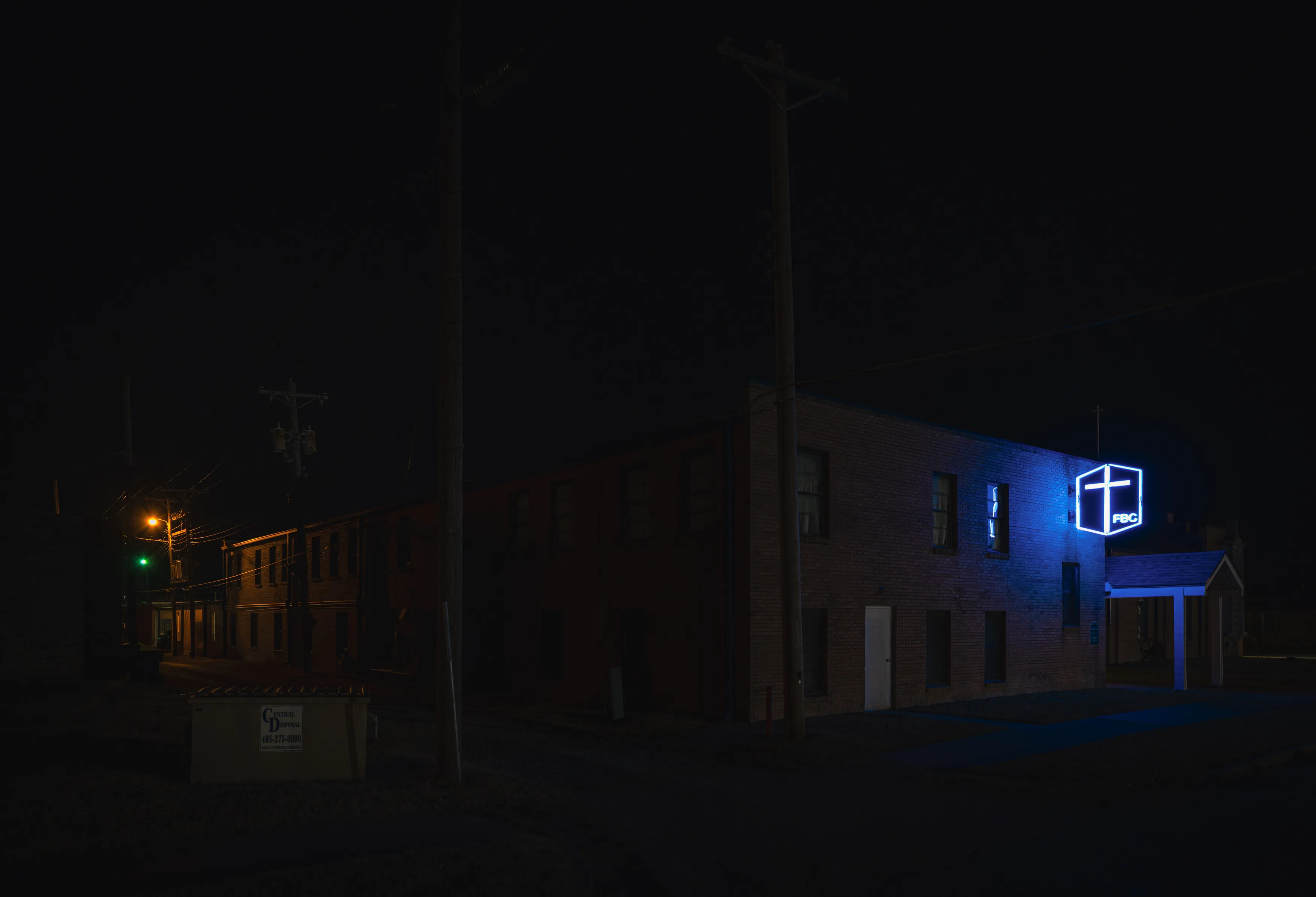 Route 66 Neon Nights — Luther, Chandler, Stroud - Oklahoma