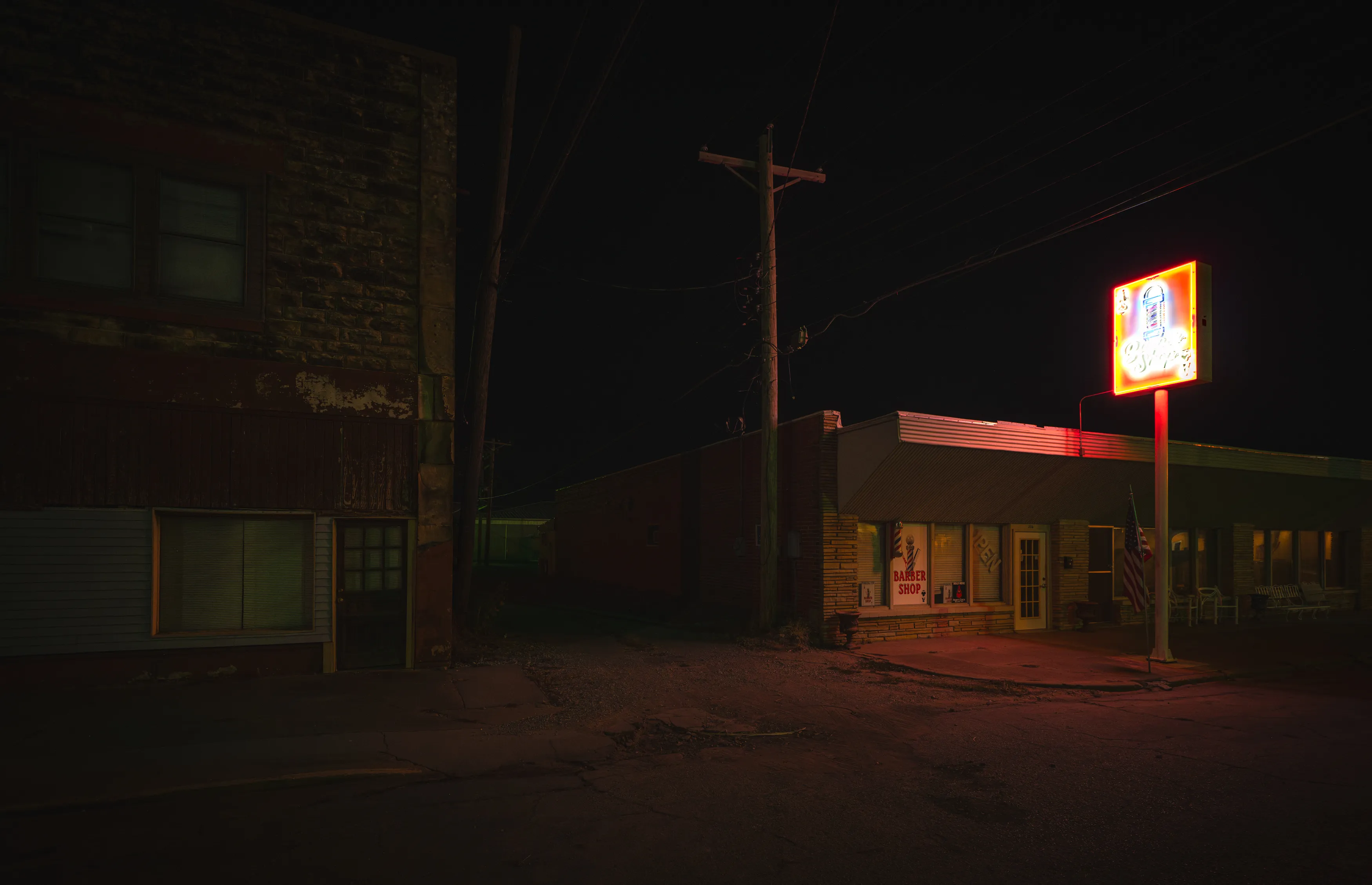 Route 66 Neon Nights — Luther, Chandler, Stroud - Oklahoma
