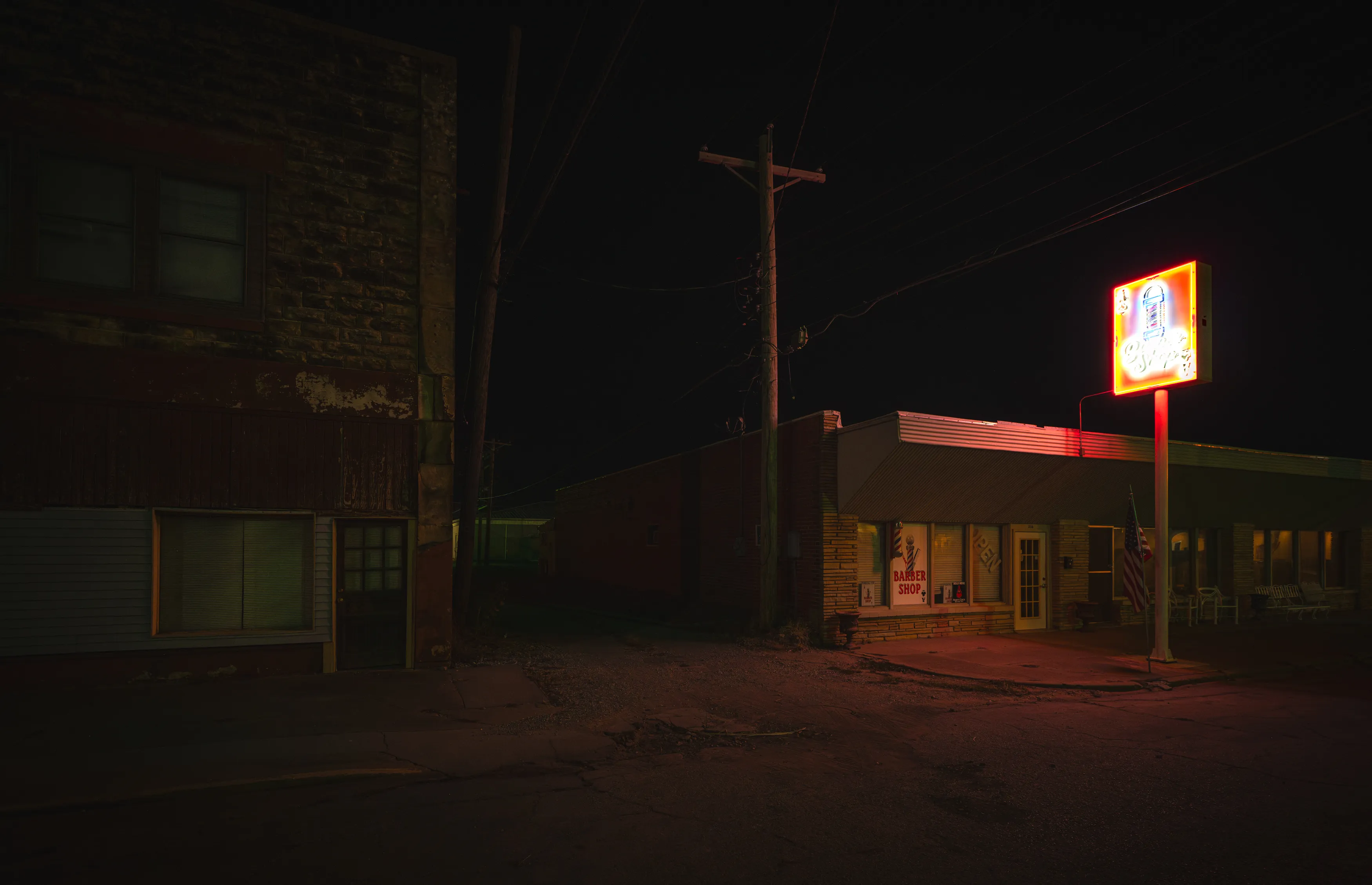 Route 66 Neon Nights — Luther, Chandler, Stroud - Oklahoma