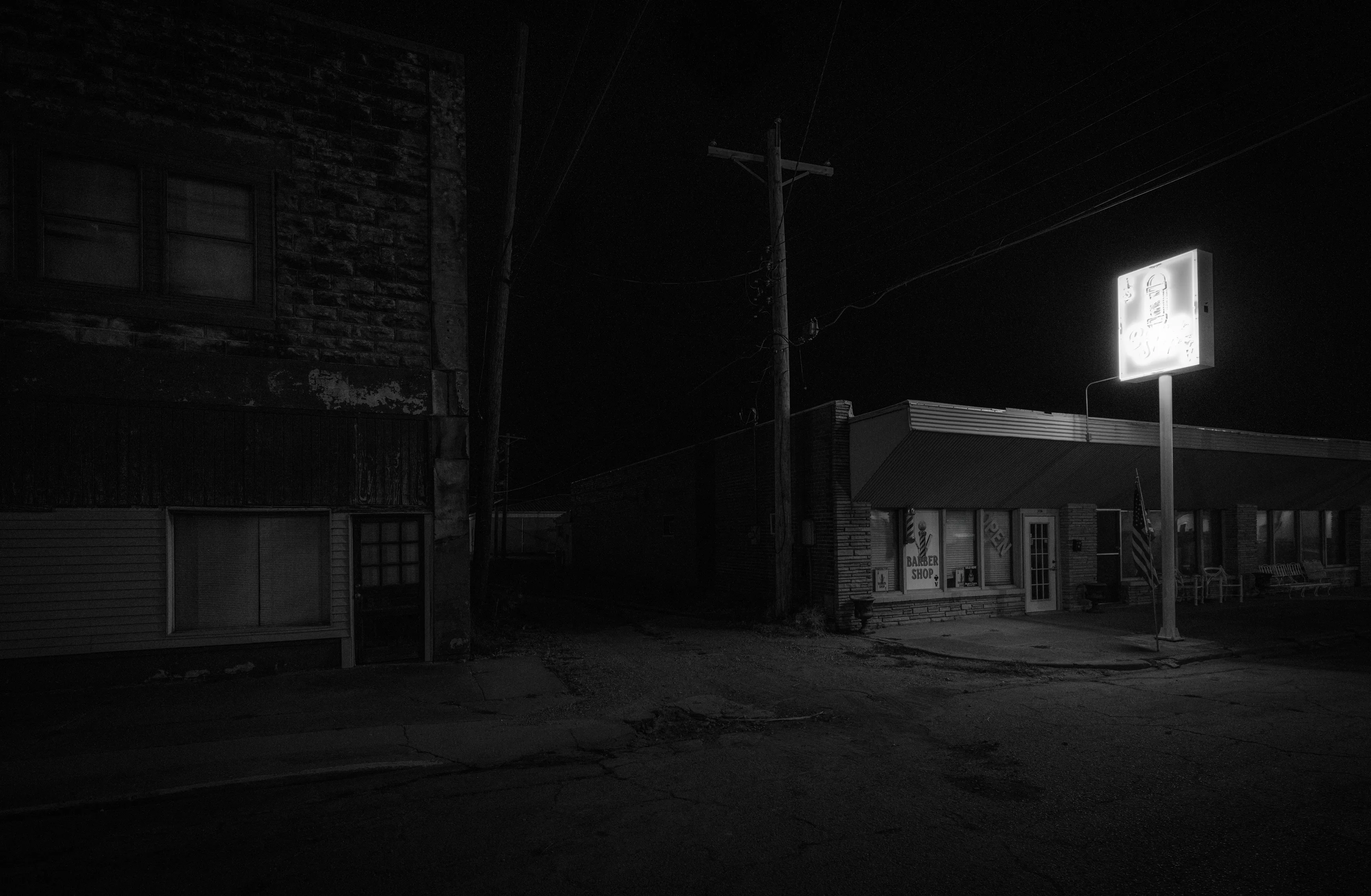 Route 66 Neon Nights — Luther, Chandler, Stroud - Oklahoma