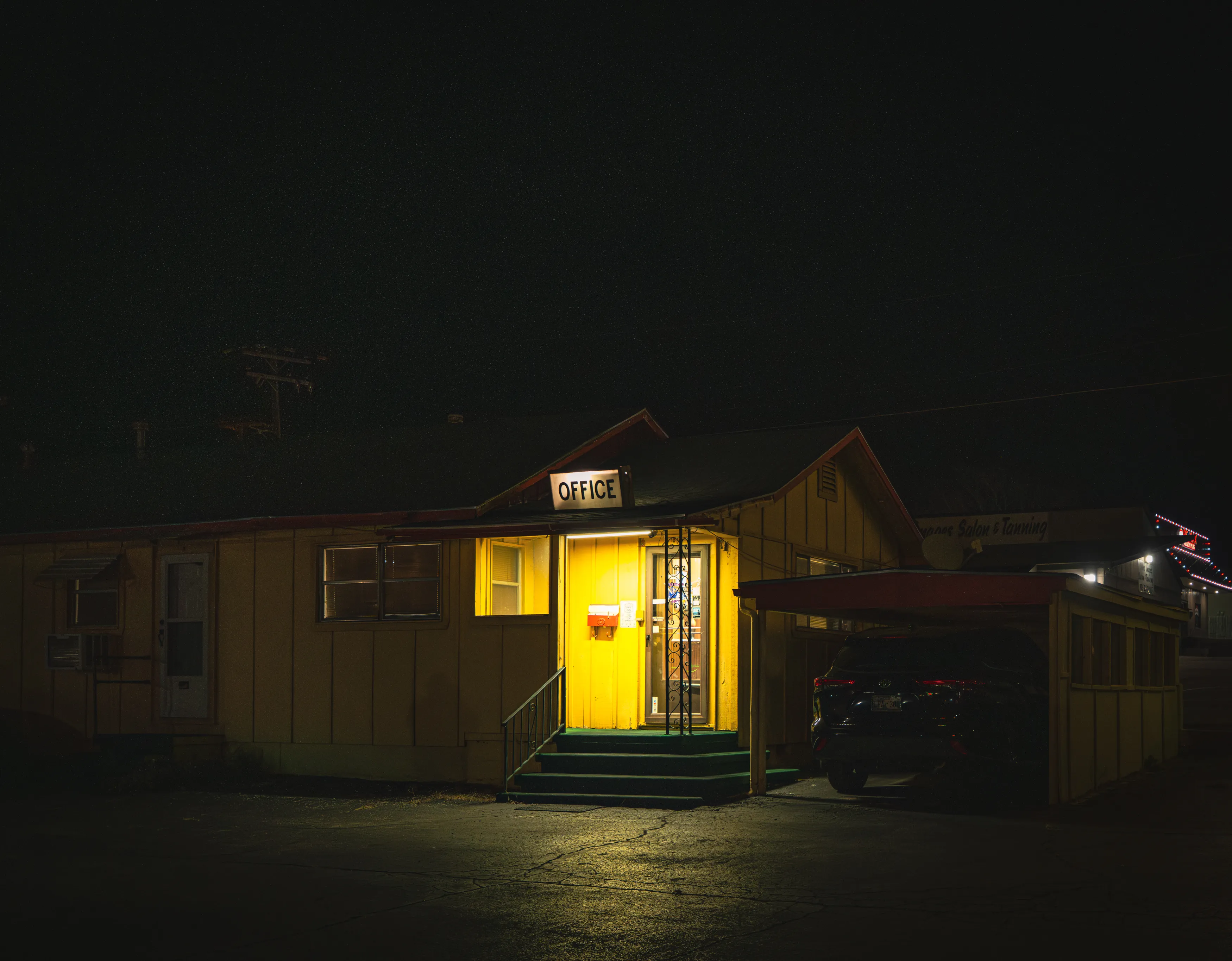 Route 66 Neon Nights — Luther, Chandler, Stroud - Oklahoma